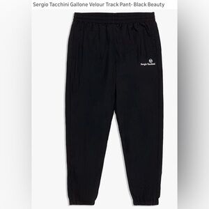 Black Track Pants with Side Piping - Unbranded